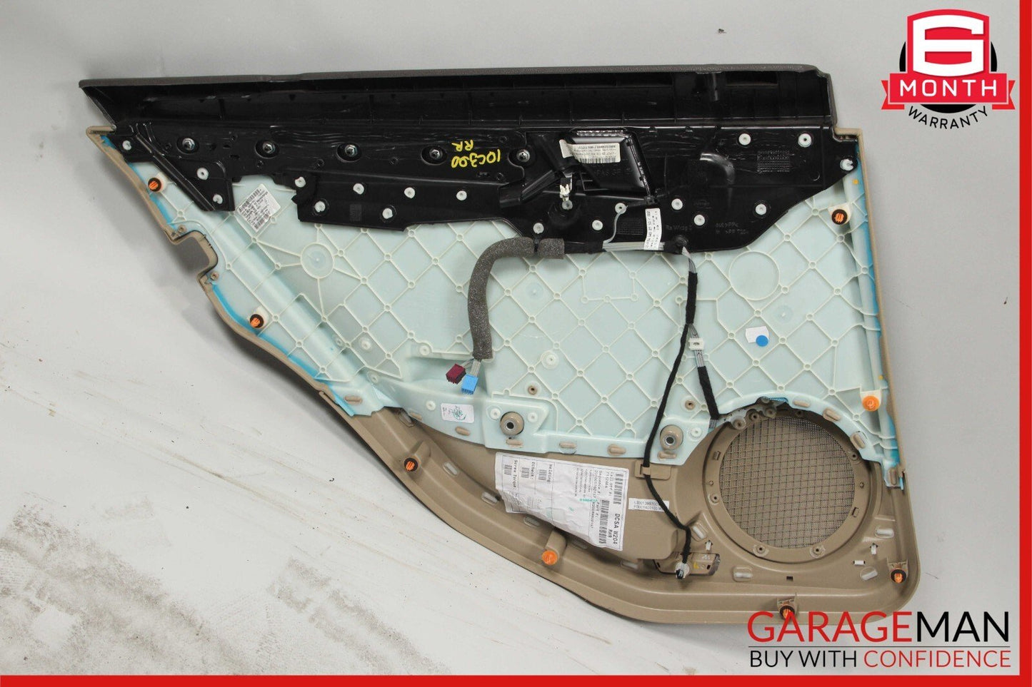 08-14 Mercedes W204 C250 C300 Rear Right Interior Door Panel Trim Assembly Beige