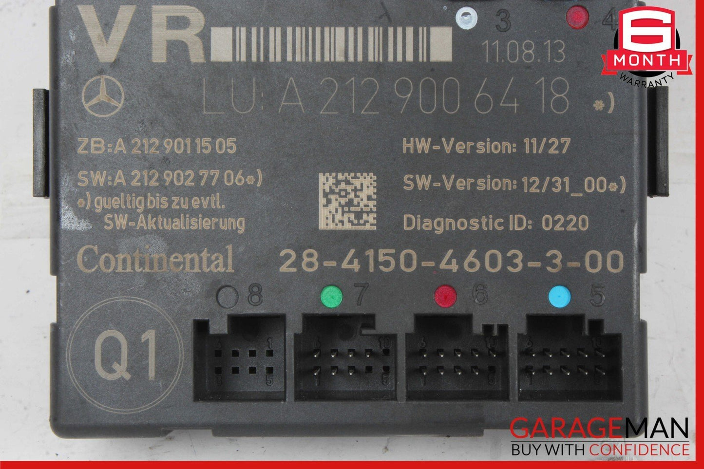 08-18 Mercedes W212 E350 CLS400 C250 Front Right Side Door Control Module Unit