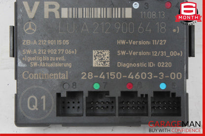 08-18 Mercedes W212 E350 CLS400 C250 Front Right Side Door Control Module Unit