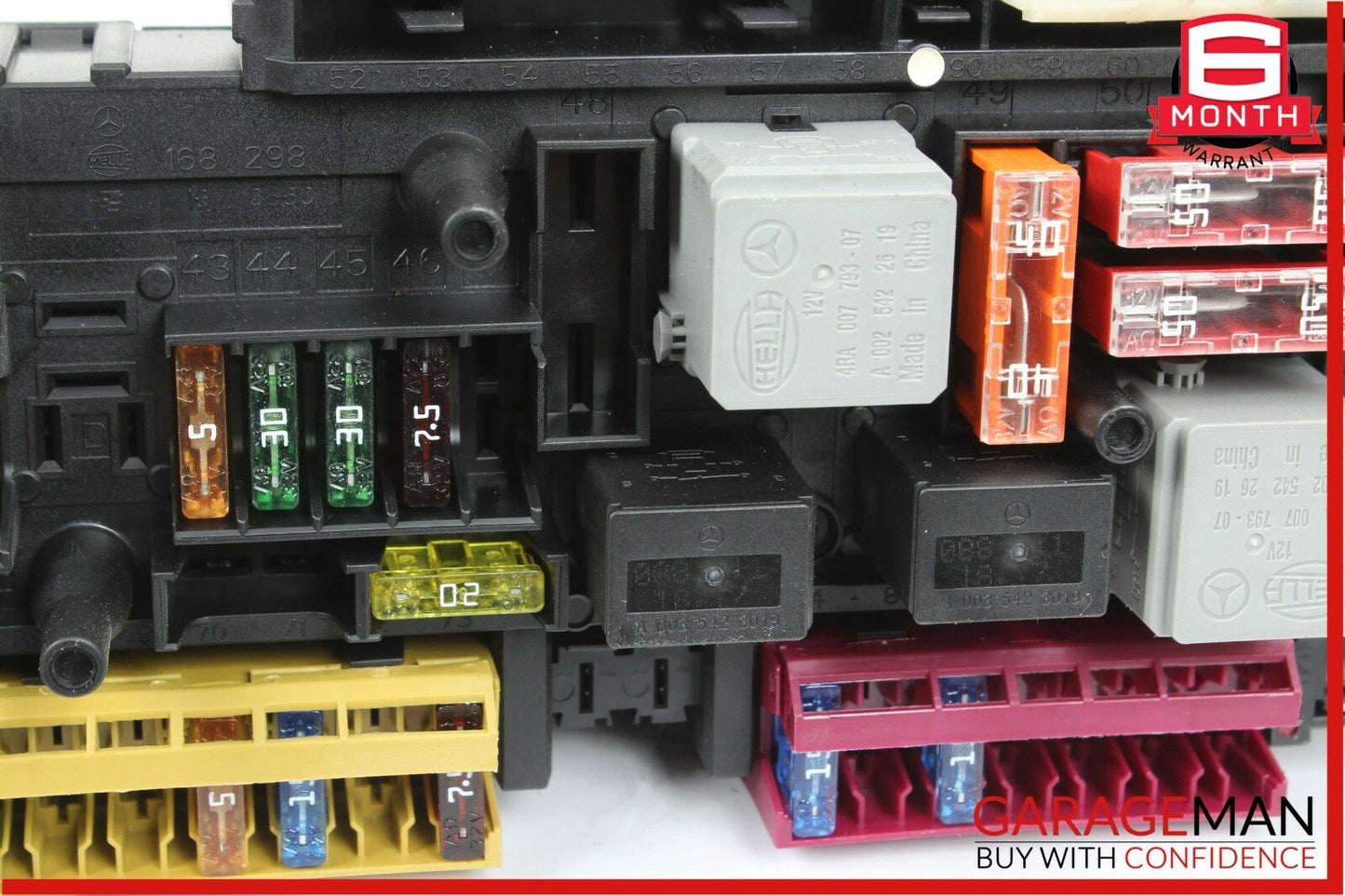 12-14 Mercedes W204 C250 C350 Rear SAM Fuse Box Relay Module Assembly OEM