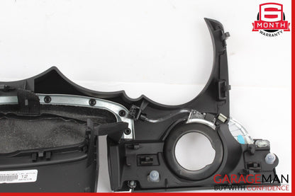 11-18 Porsche Cayenne 958 Steering Column Cover Trim Black OEM