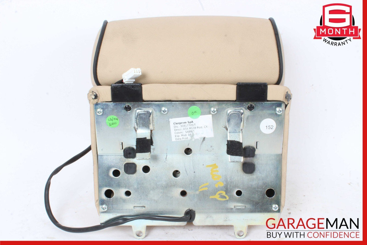 03-13 Maserati Quattroporte M139 Rear Center Seat Headrest OEM