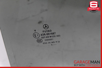 15-20 Mercedes X156 GLA250 GLA45 AMG Rear Left Side Door Window Glass OEM