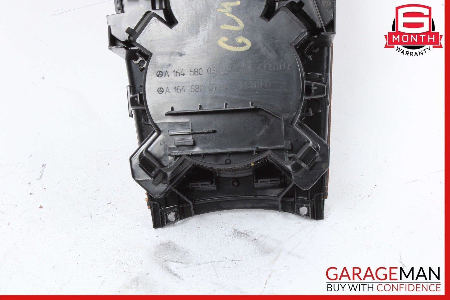 06-12 Mercedes W164 ML350 GL450 Center Console Cup Holder Compartment Wood Assy