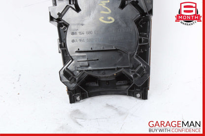 06-12 Mercedes W164 ML350 GL450 Center Console Cup Holder Compartment Wood Assy