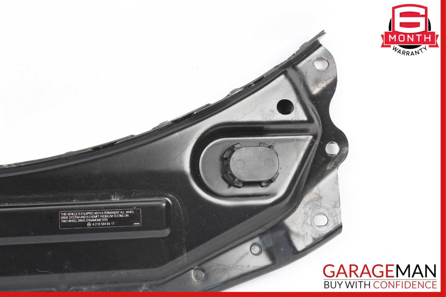 06-13 Mercedes W251 R350 R500 Front Upper Radiator Core Support Tie Bracket Bar