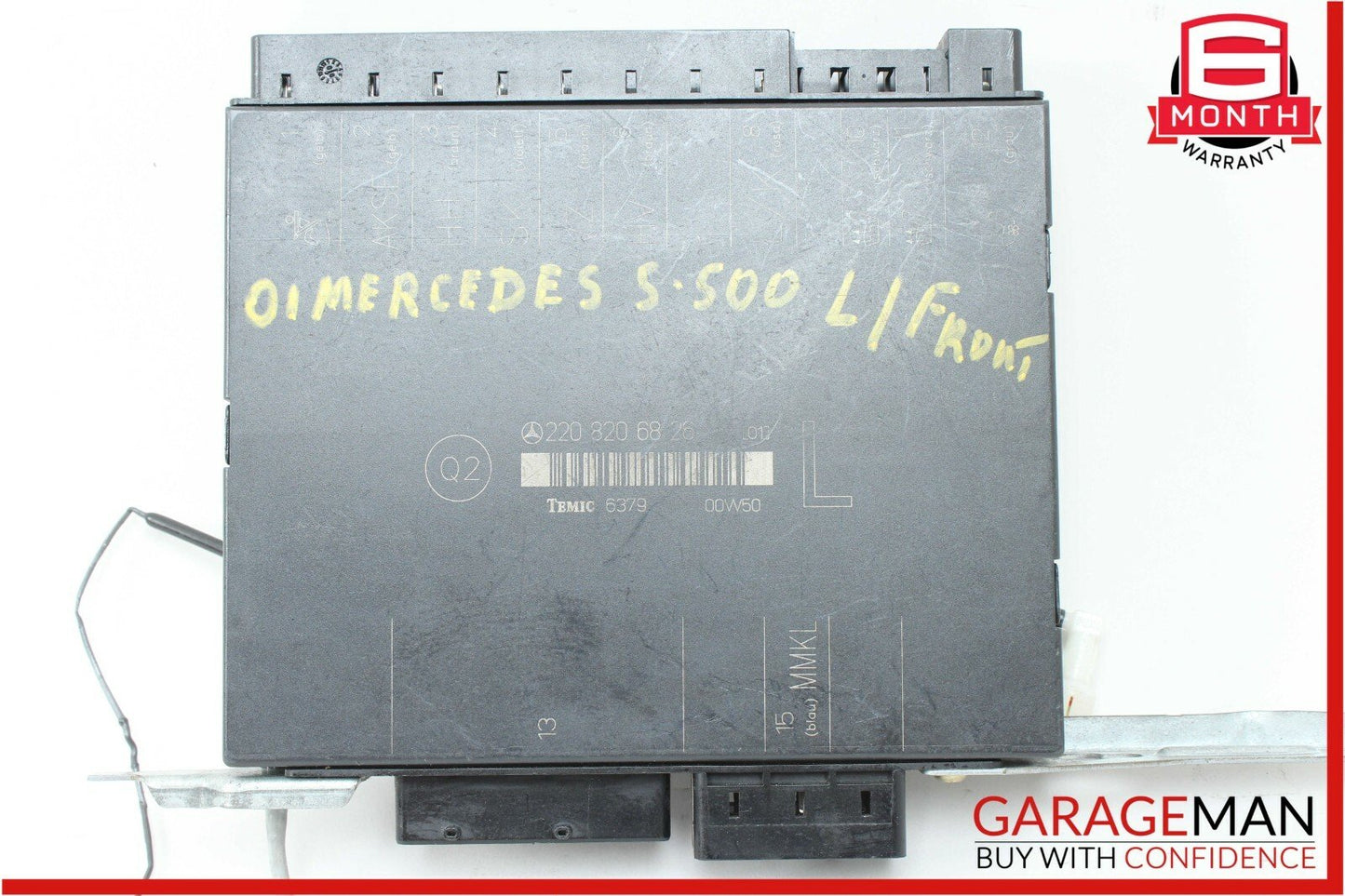 00-06 Mercedes W220 S500 Front Left Driver Side Seat Control Module Unit