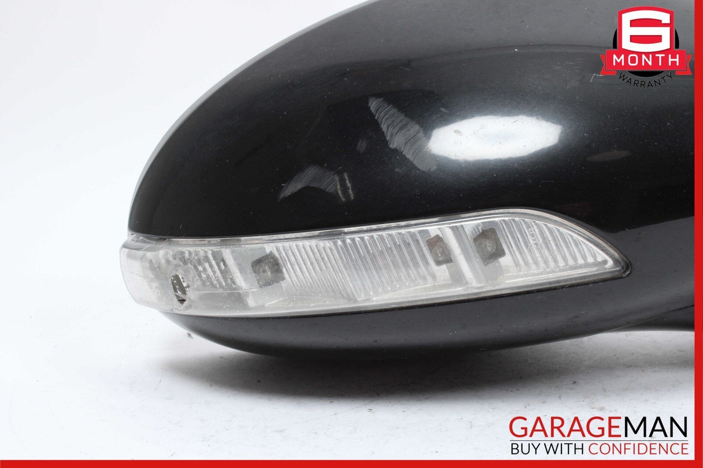 07-09 Mercedes W221 S550 S450 Front Right Side Rear View Mirror Door Black