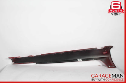 12-16 Mercedes R172 SLK250 AMG Sport Left Side Rocker Skirt Molding Panel Red