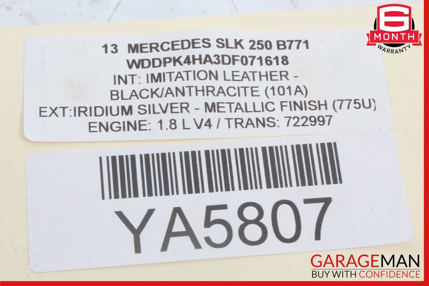 08-18 Mercedes R172 SLK250 C350 CLS500 Front Right Side Seat Control Module Unit