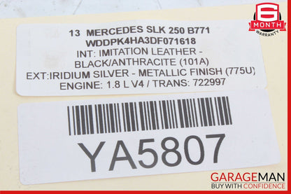 08-18 Mercedes R172 SLK250 C350 CLS500 Front Right Side Seat Control Module Unit