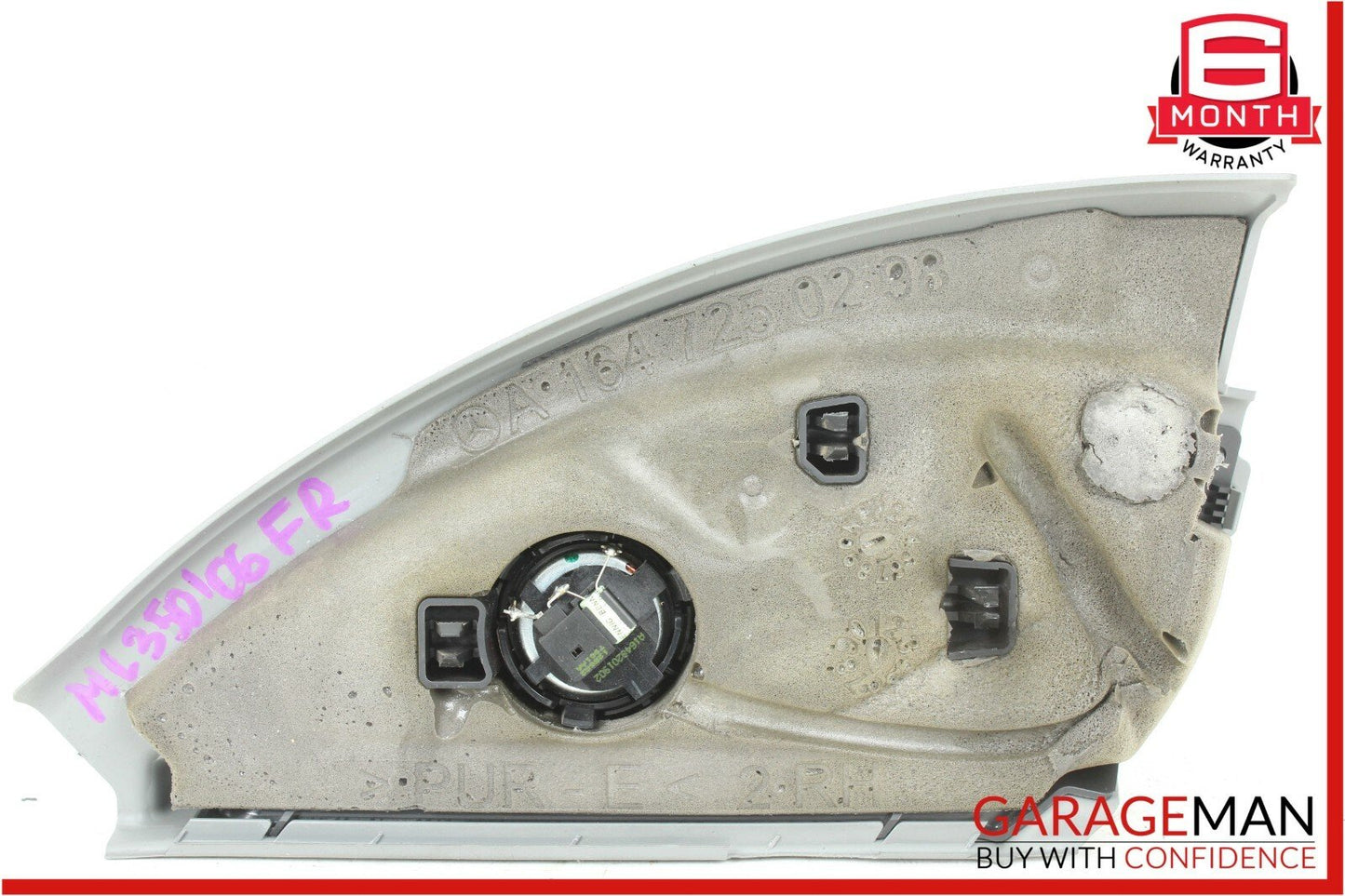 06-12 Mercedes GL450 ML350 Front Right Door Audio Tweeter Speaker Cover Grey OEM