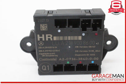 08-18 Mercedes W212 E350 C300 CLS550 Rear Right Side Door Control Module OEM