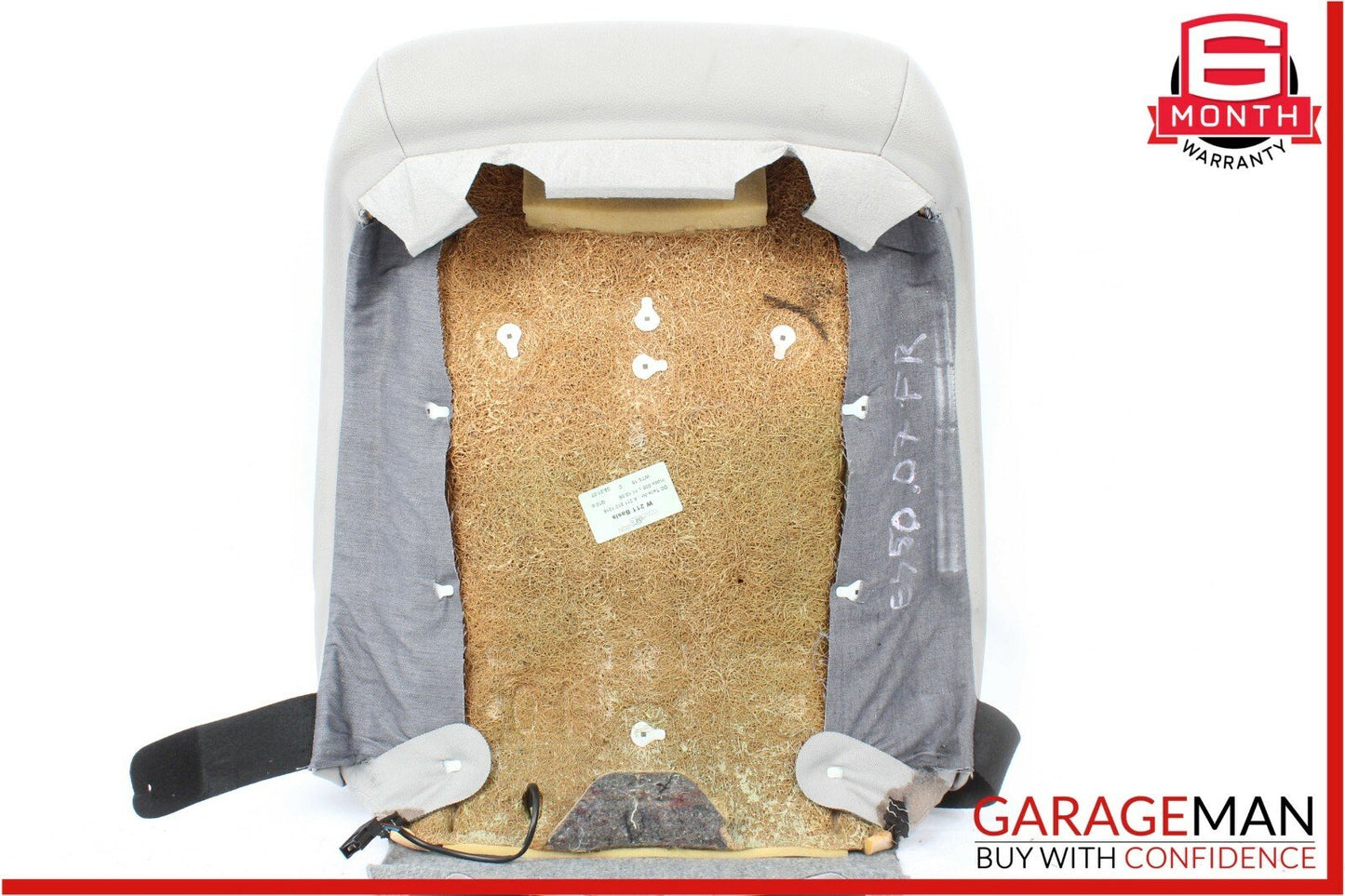 07-09 Mercedes W211 E350 Front Left / Right Top Upper Seat Cushion Cover Gray