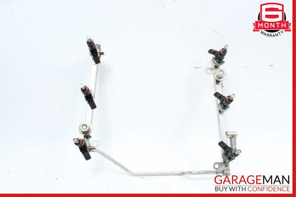 05-12 Mercedes W211 E350 C350 R350 Fuel Injector Rail w/ Fuel Injectors OEM