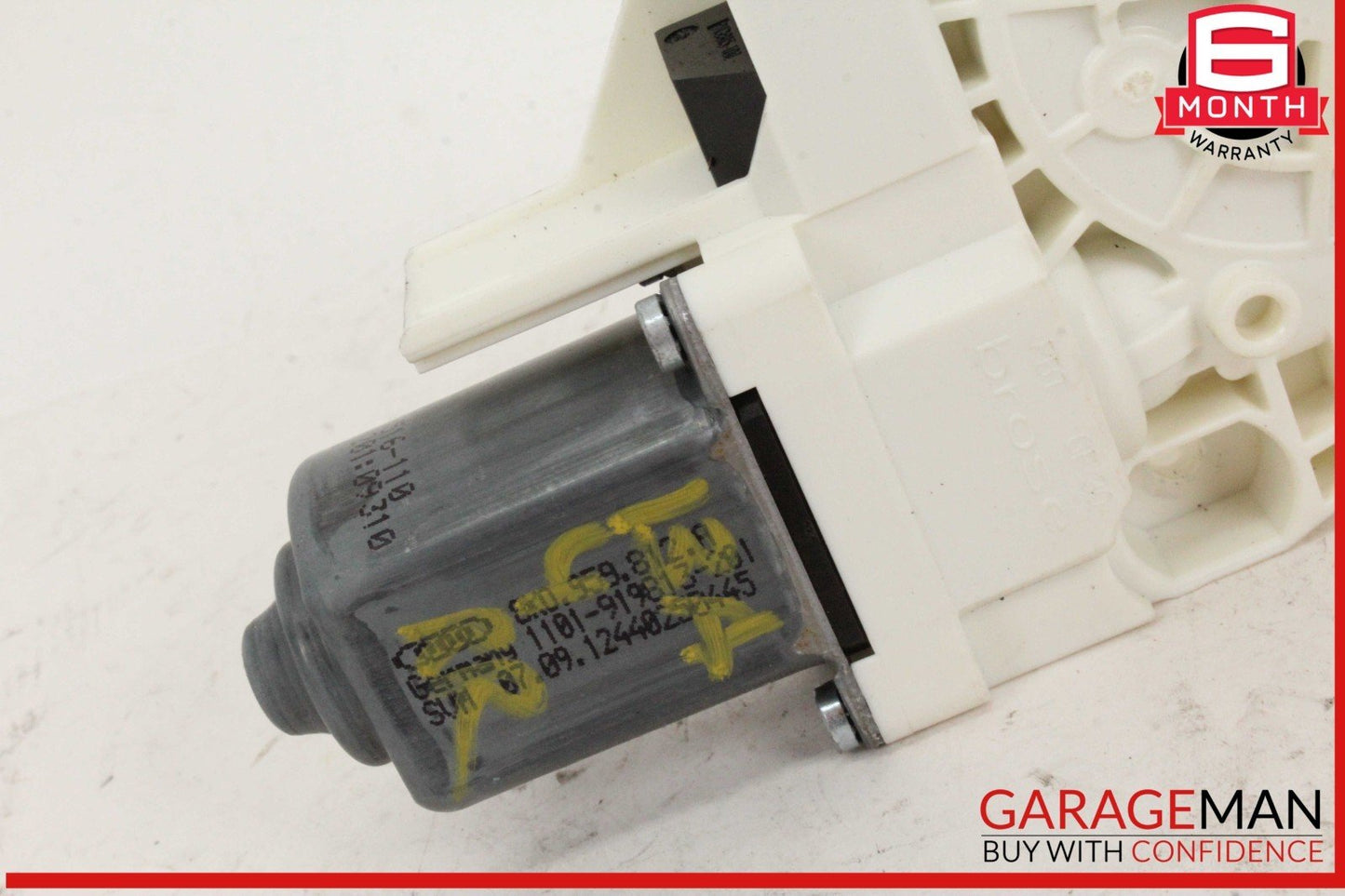 09-16 Audi A4 S4 Rear Right Passenger Side Window Regulator Motor 8K0959812A OEM