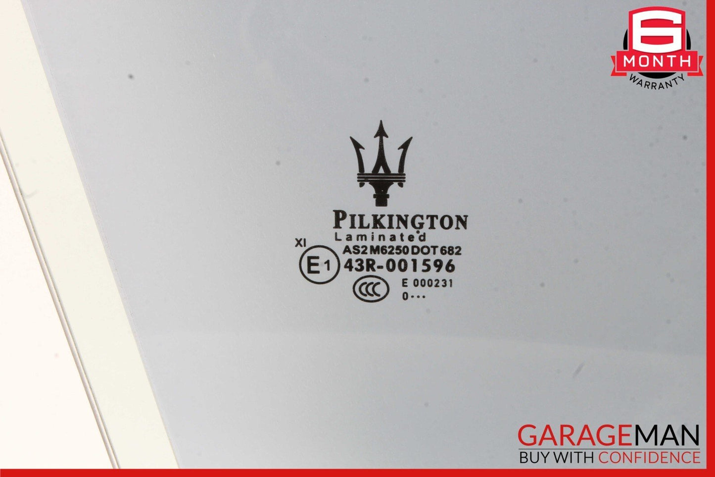 03-13 Maserati Quattroporte M139 Front Left Side Door Window Glass OEM