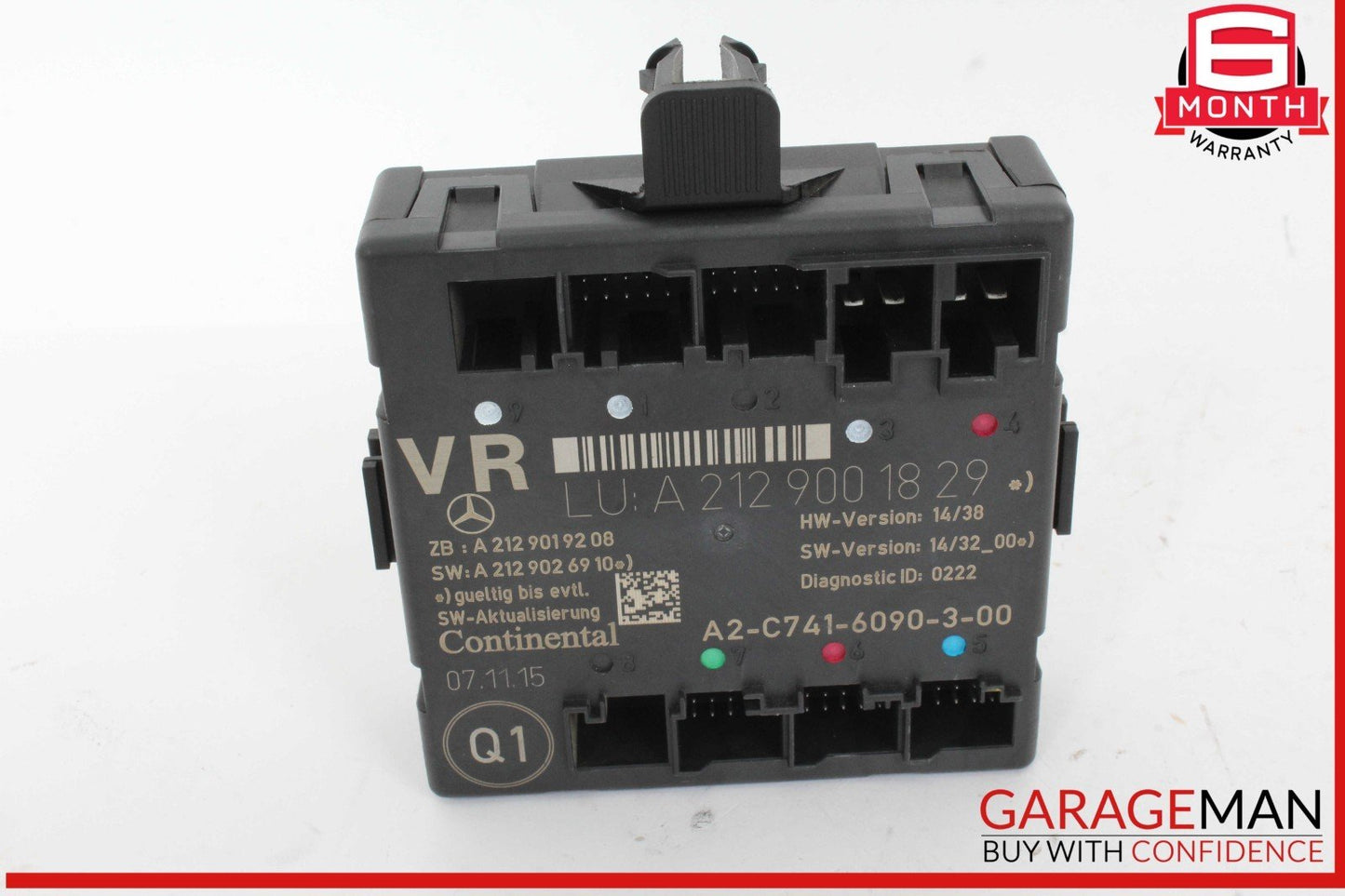 08-18 Mercedes W212 E350 E550 Front Right Side Door Control Module Unit OEM