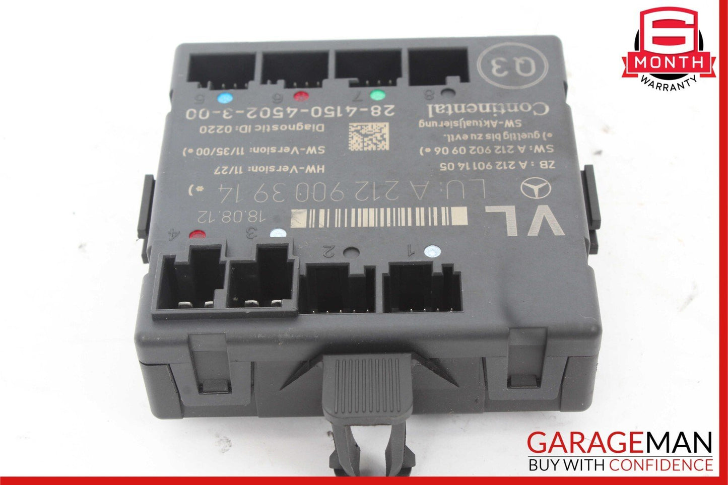 08-14 Mercedes W204 C250 C350 Front Left Side Door Control Module Unit OEM