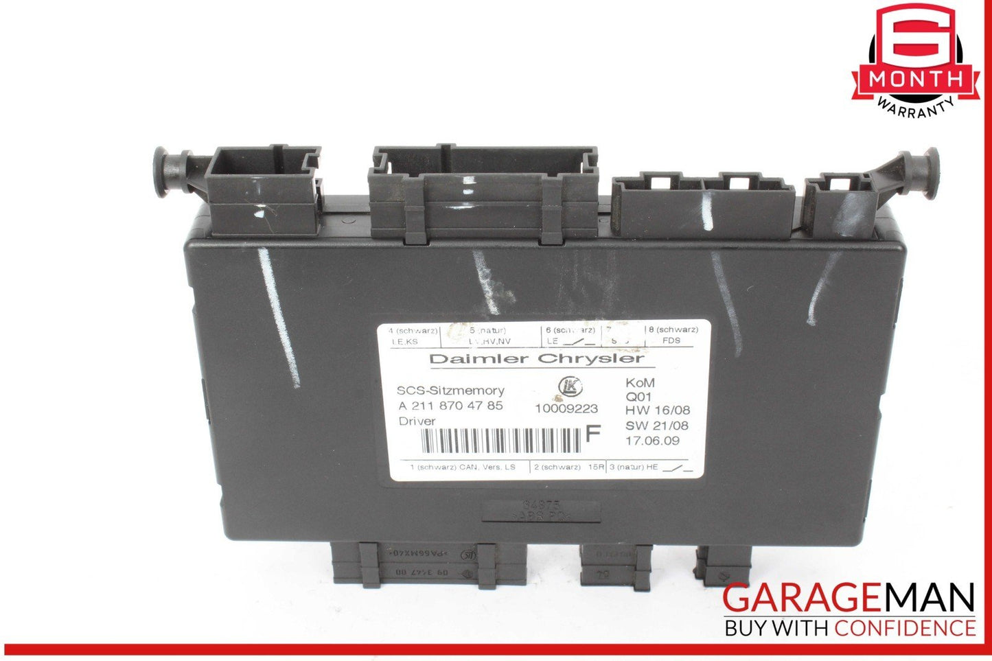 03-12 Mercedes X164 GL450 GL550 Front Left Side Seat Control Module Unit OEM