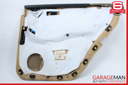 07-12 Mercedes X164 GL450 ML550 Rear Left Complete Interior Door Panel Brown OEM