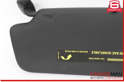 14-17 Audi SQ5 Front Right Passenger Side Sun Visor Sunvisor Black 8K0857552 OEM