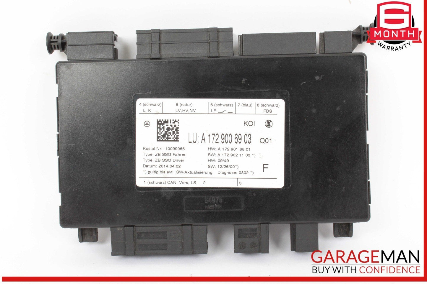 08-18 Mercedes W212 E350 Front Left Driver Side Seat Control Module OEM