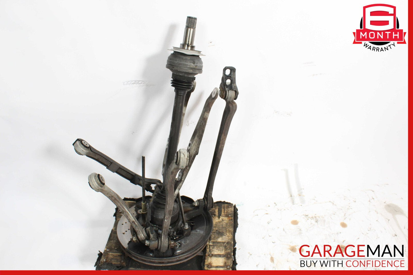 15-20 Mercedes W205 C300 Rear Left Spindle Knuckle Hub Shaft Rotor Disc Assy