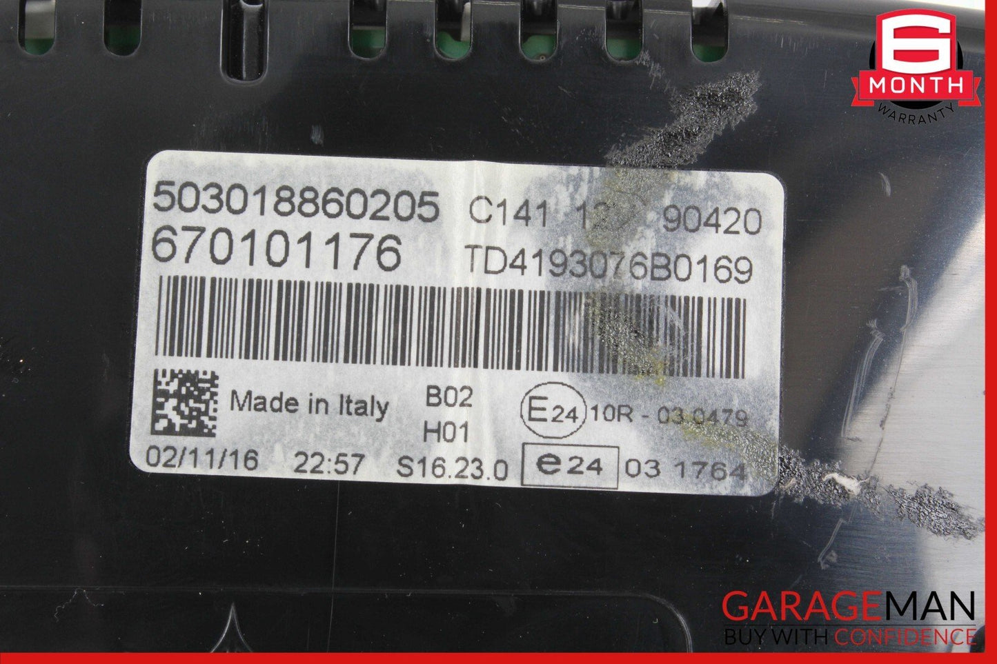 17-20 Maserati Levante M161 3.0L V6 Instrument Cluster Speedometer OEM