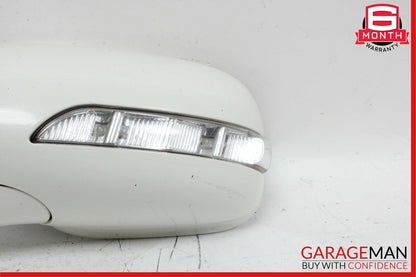 07-09 Mercedes W211 E350 Front Left Side Mirror Door Rear View White OEM