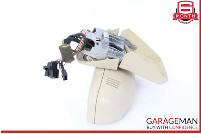 03-06 Mercedes R230 SL500 Interior Front Top Upper Rear View Mirror Beige OEM