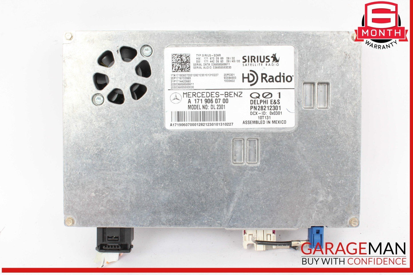 09-13 Mercedes R171 SLK300 Sirius Satellite Radio Receiver 1719060700 OEM