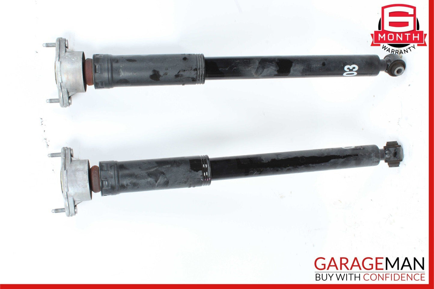 12-15 Mercedes W204 C250 SACHS Rear Left & Right Shock Absorber Struts OEM