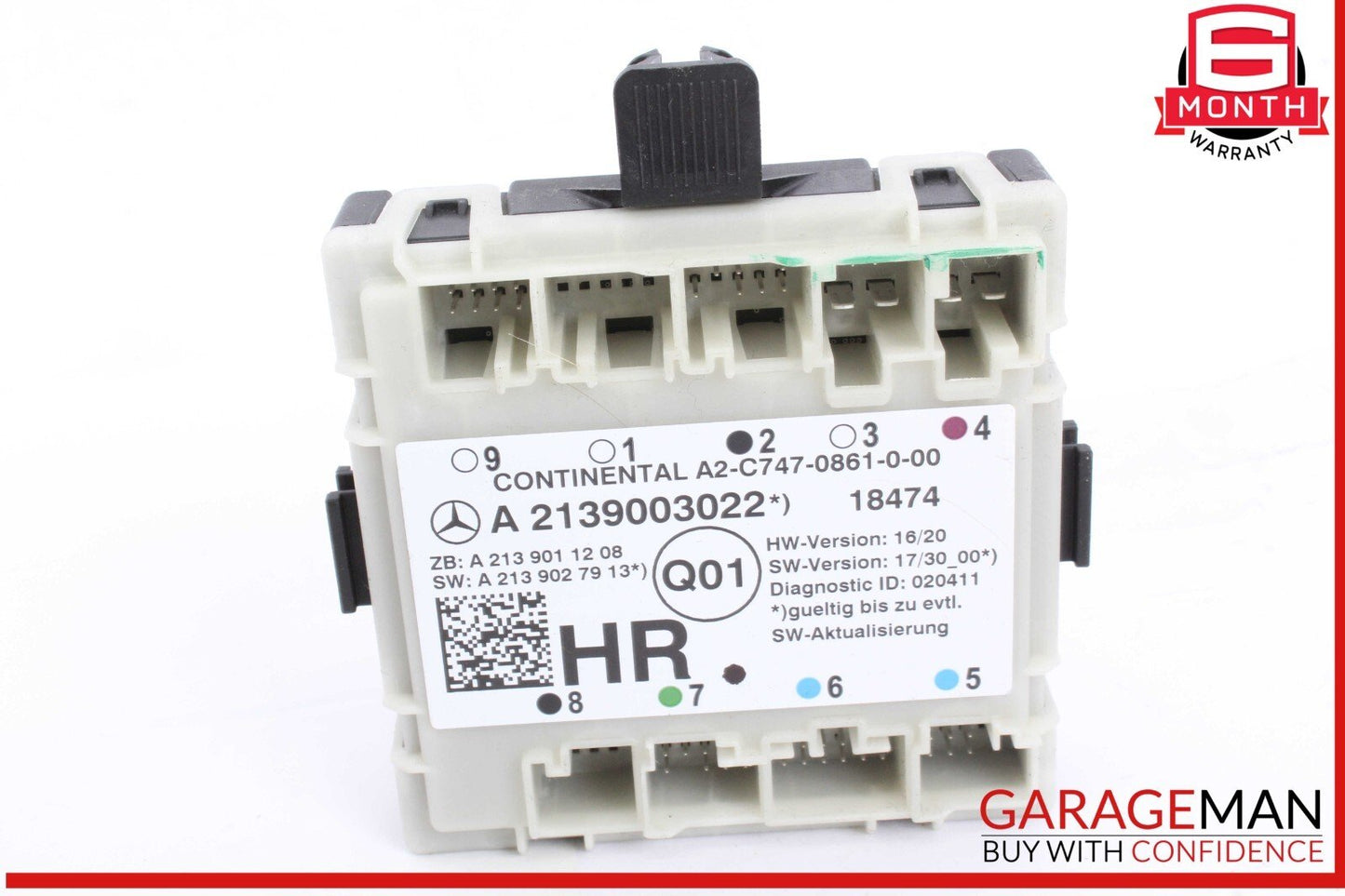 19-23 Mercedes W213 E300 Rear Right Passenger Side Door Control Module Unit OEM