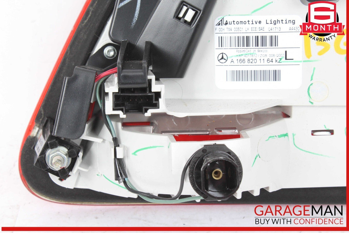 13-16 Mercedes X166 GL450 GL550 Inner Tail Light Lamp Rear Left Driver Side OEM