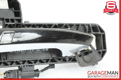 12-14 Mercedes W204 C250 Keyless Go Rear Left Exterior Door Handle w/ Actuator