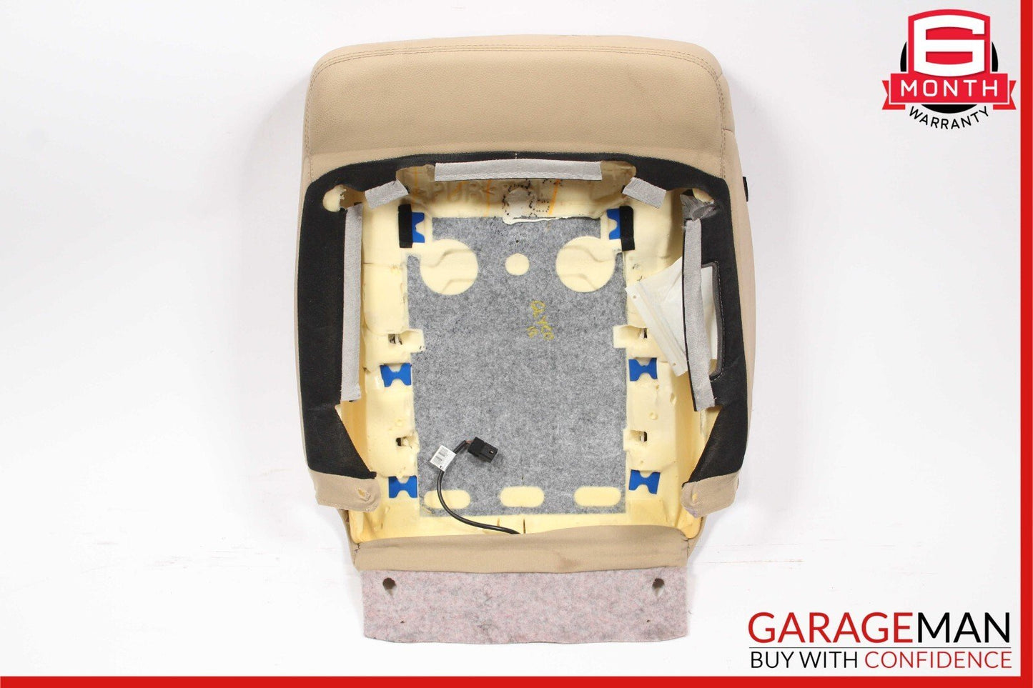 07-12 Mercedes X164 GL550 GL450 Front Right Top Upper Seat Cushion Cover Brown
