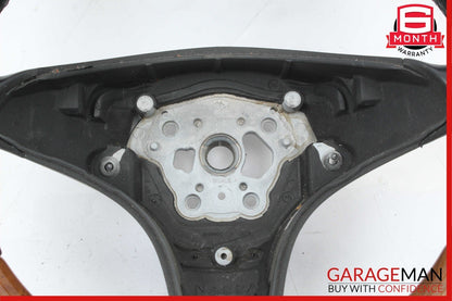 09-12 Mercedes R171 SLK300 SL550 SLK350 3 Spoke Steering Wheel Wood OEM