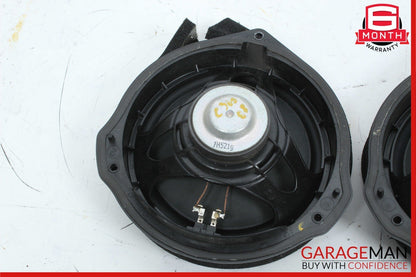 08-14 Mercedes W204 C300 Rear Right & Left Door Sound Speakers Set of 2 OEM