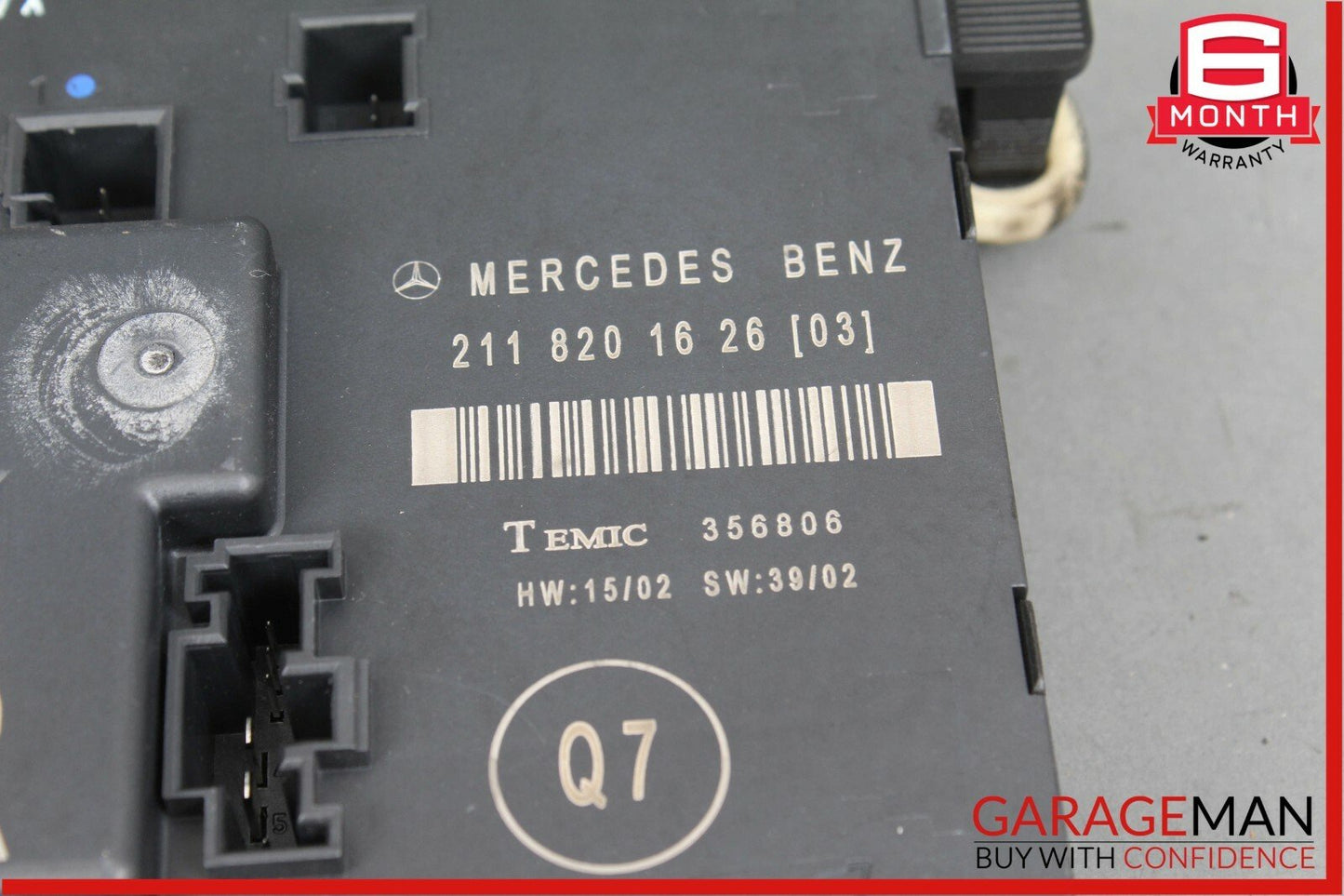 03-06 Mercedes W211 E500 E55 AMG Rear Right Passenger Door Control Module Unit