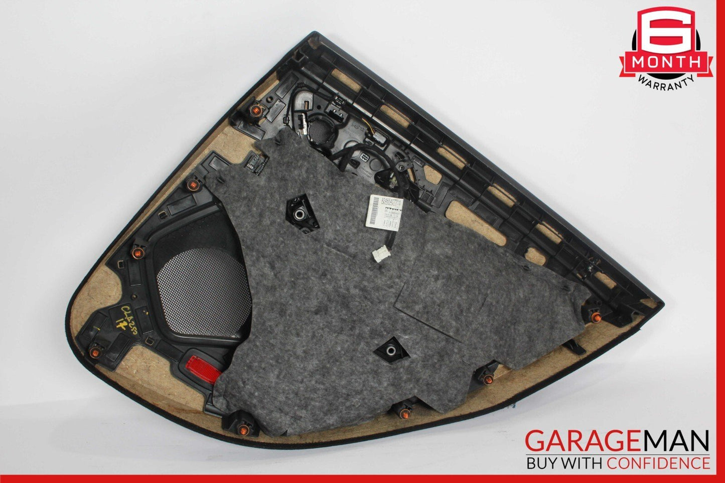 14-19 Mercedes W117 CLA250 CLA180 Rear Left Interior Door Panel Assy Black OEM