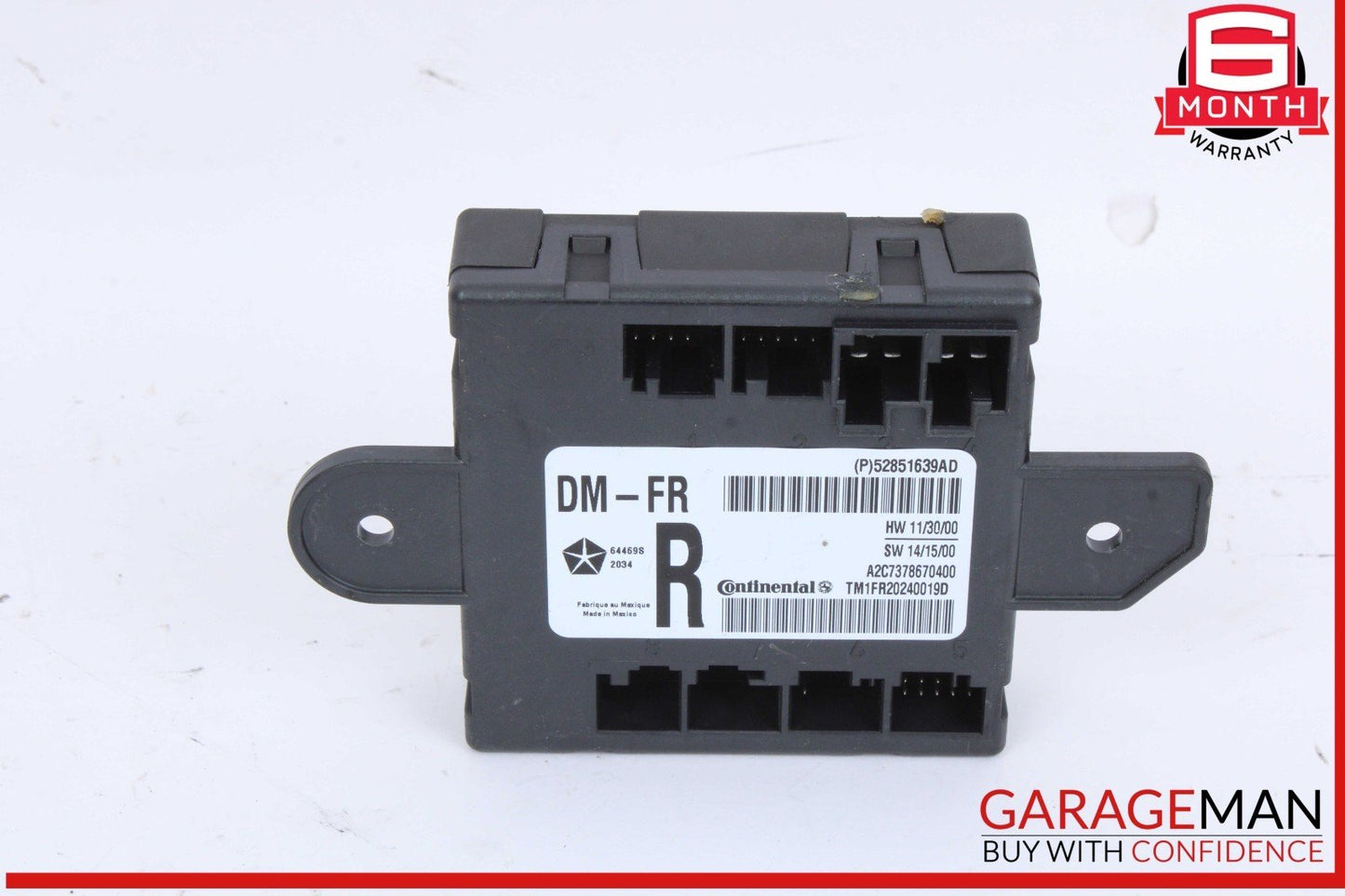 14-17 Maserati Ghibli Quattroporte Front Right Side Door Control Module Unit OEM