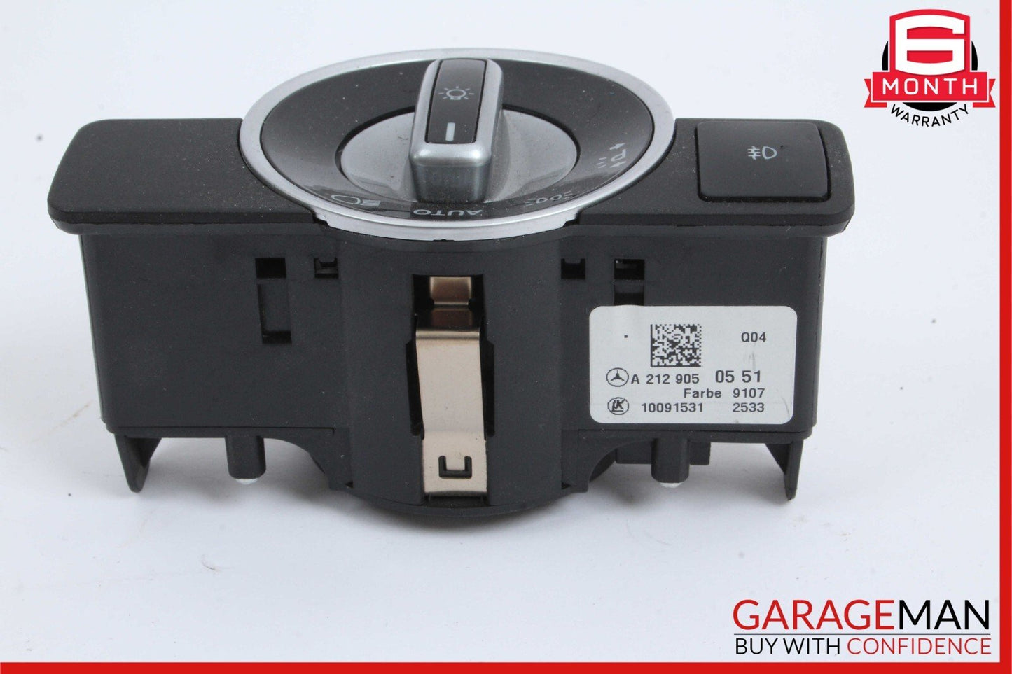 08-14 Mercedes W204 C250 C300 C350 Headlight Fog Light Switch Control Module OEM