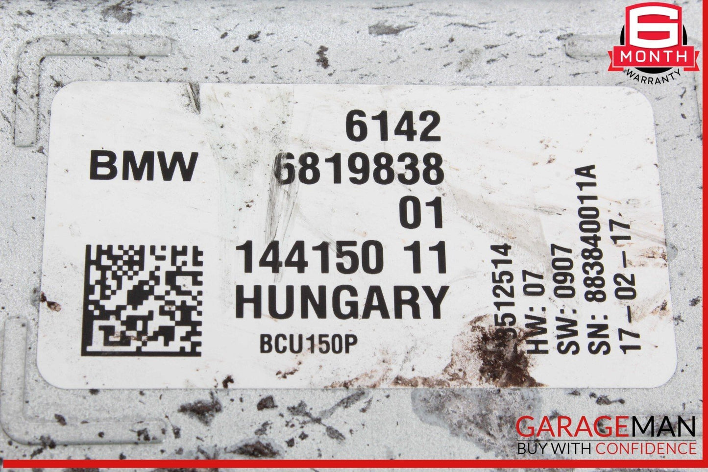 16-18 BMW 530E 330E Battery Charging Control Module Unit 6819838 OEM