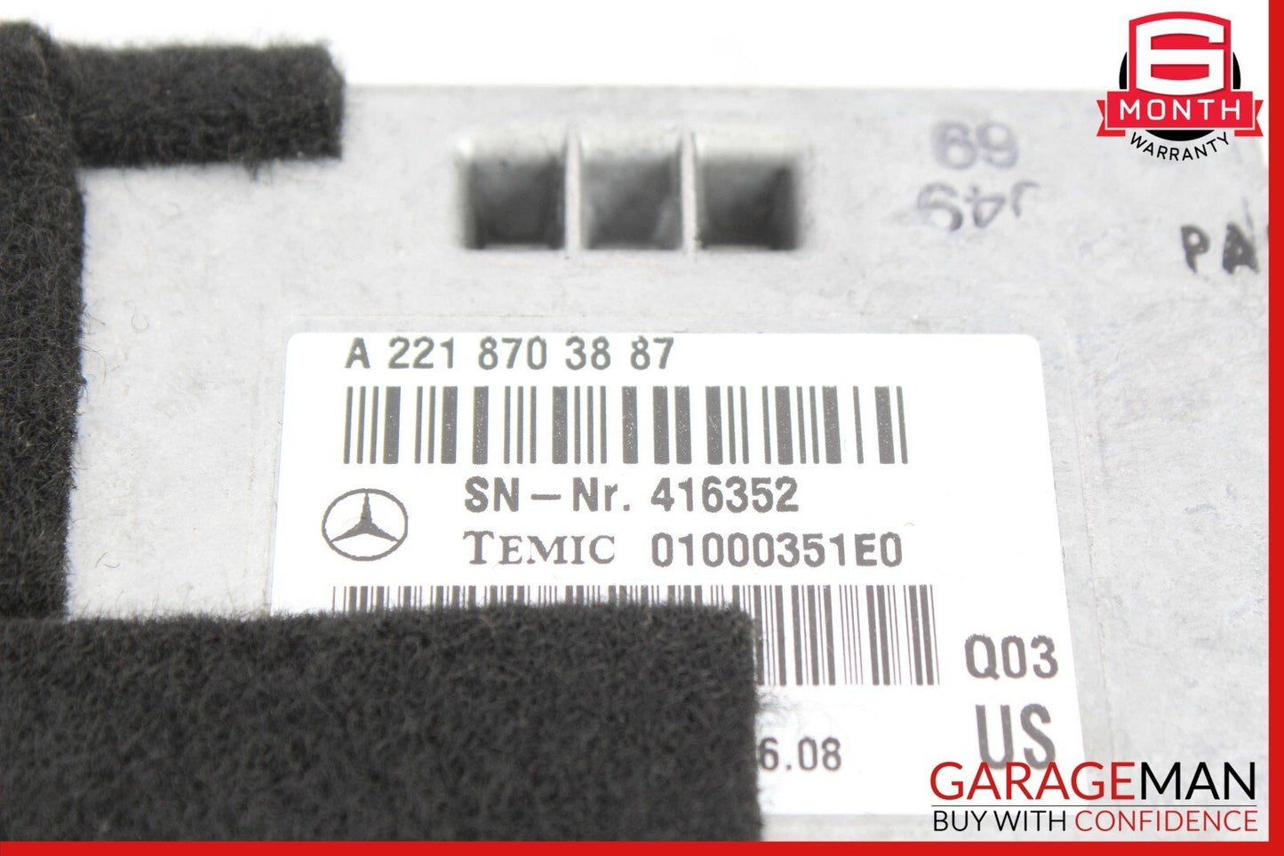 07-14 Mercedes W216 CL550 S550 S63 Voice Language Communication Control Module