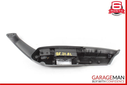 19-22 AUDI Q8 LEFT SIDE ARMREST LEATHER BLACK 4M8867363B