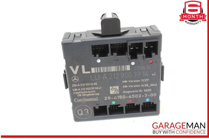 08-18 Mercedes W212 E350 E250 CLS550 Front Left Side Door Control Module OEM