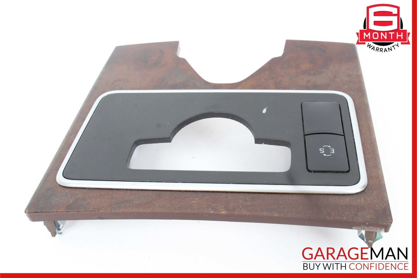 10-13 Mercedes W212 E350 E550 Center Console Climate Control Switch Panel Wood