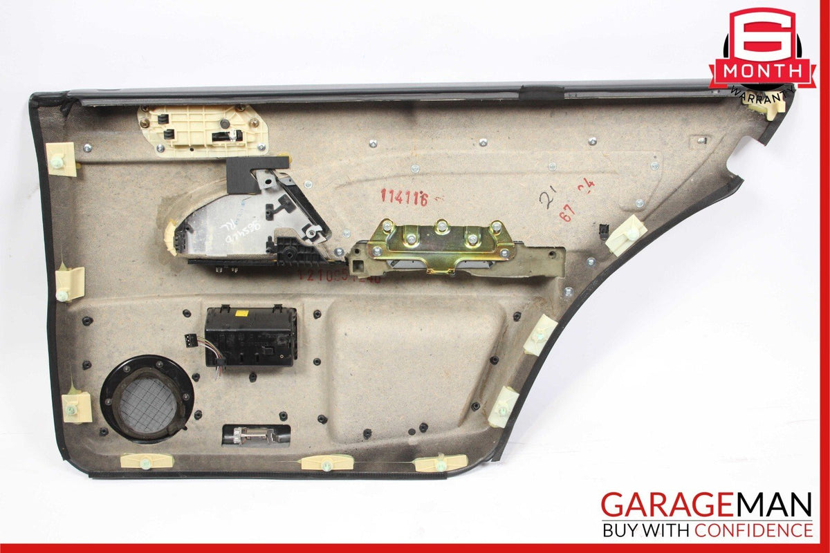 92-99 Mercedes W140 500SEL S420 Rear Left Driver Side Interior Door Panel Gray