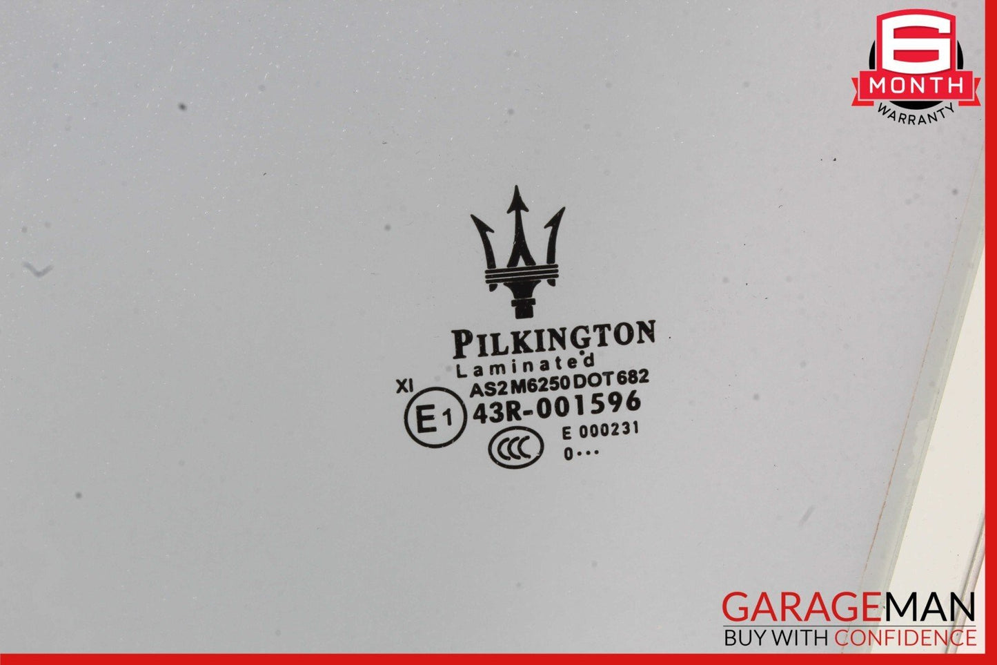 03-13 Maserati Quattroporte M139 Front Right Side Door Window Glass OEM